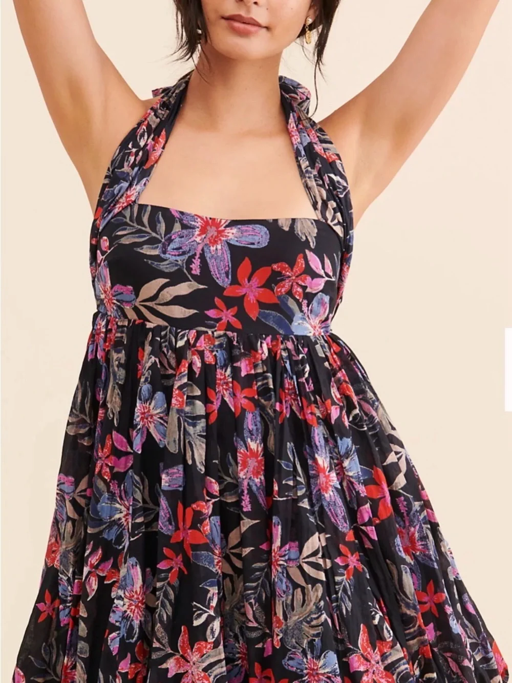 Free People Mai Tai Mini Dress Size Large D91